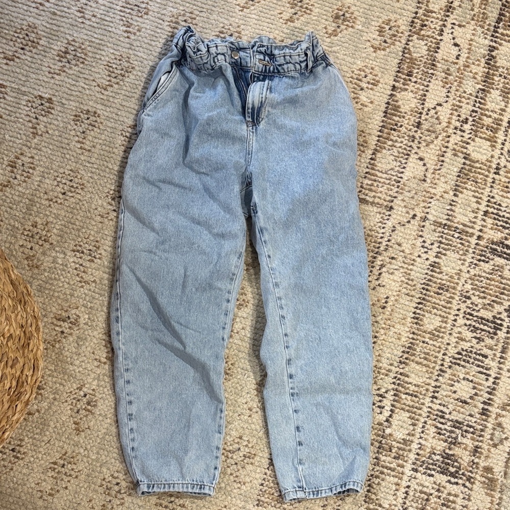Zara Light Blue Ankle Jeans